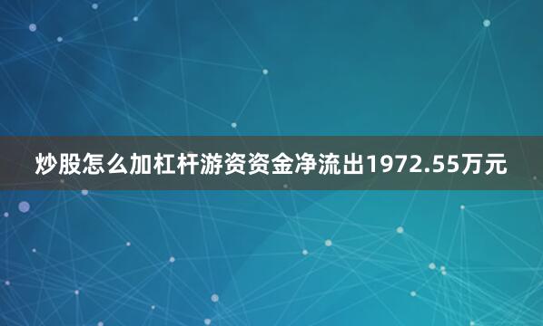 炒股怎么加杠杆游资资金净流出1972.55万元