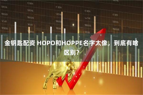 金钥匙配资 HOPO和HOPPE名字太像，到底有啥区别？